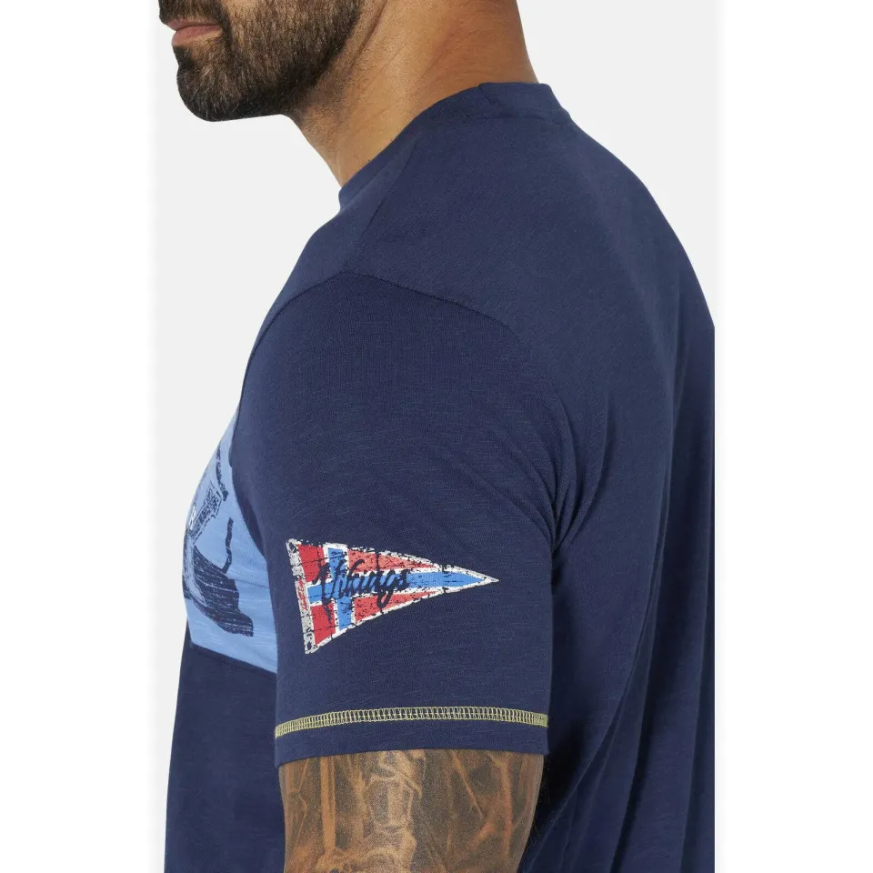 Jan Vanderstorm Mattgur T-shirt donkerblauw, foto 7
