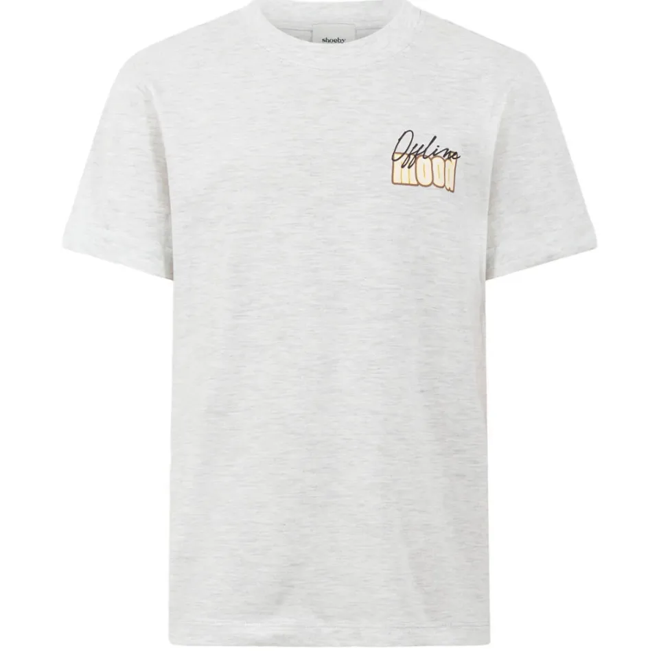 Shoeby T-shirt met print lichtgrijs, foto 3