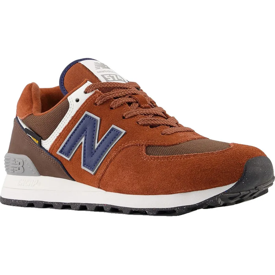 New Balance 574 lage sneaker bruin, foto 3