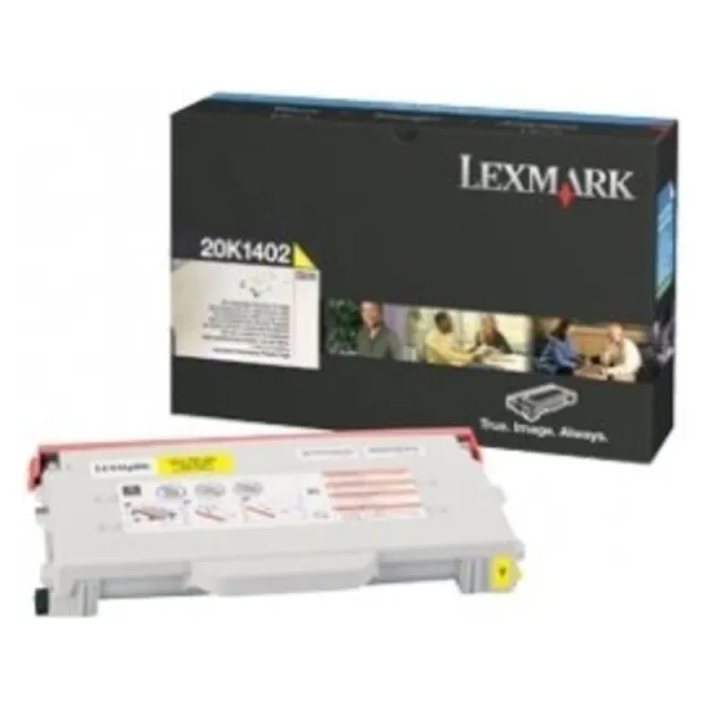 Lexmark 20K1402 Toner Geel