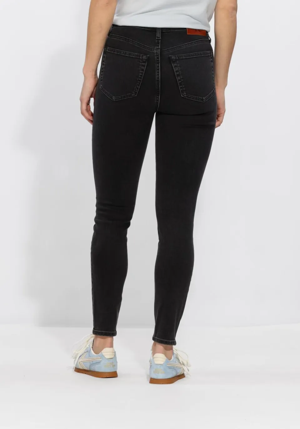 Calvin Klein Dames Jeans High Rise Skinny - Zwart, foto 3