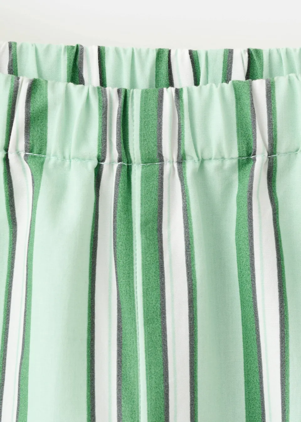 Mango gestreepte broek lichtgroen lichtgroen/groen/wit, foto 4