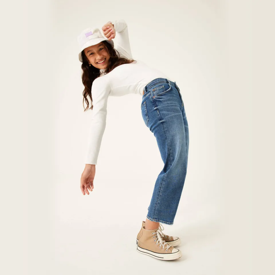 Garcia cropped straight leg jeans 576 Mylah dark used, foto 3