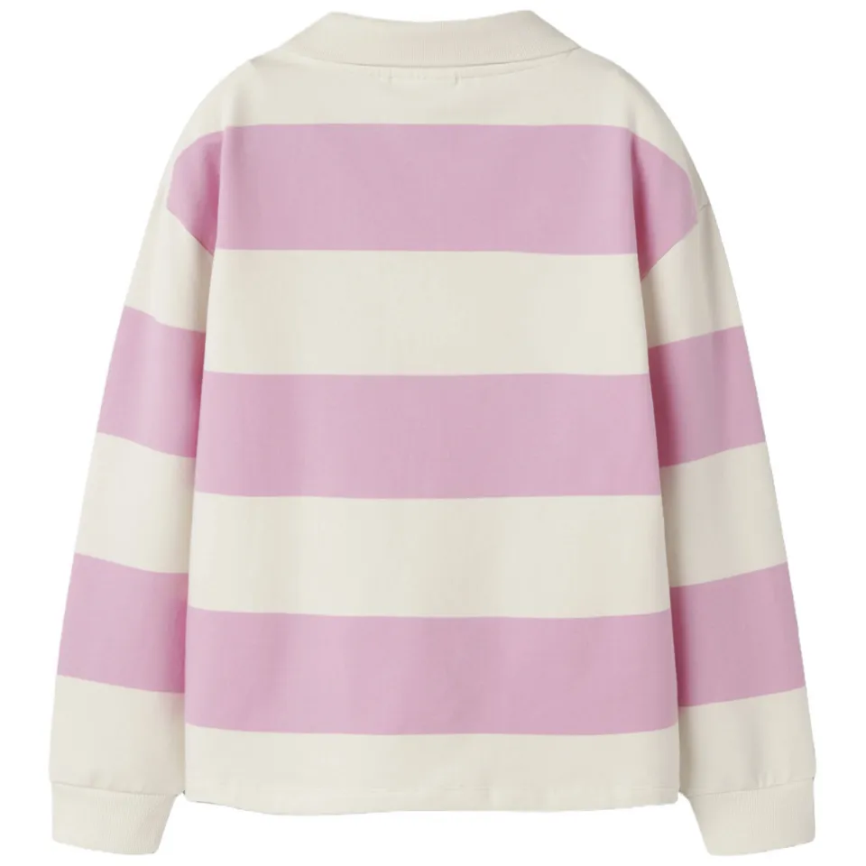 NAME IT KIDS gestreepte sweater - roze, foto 4