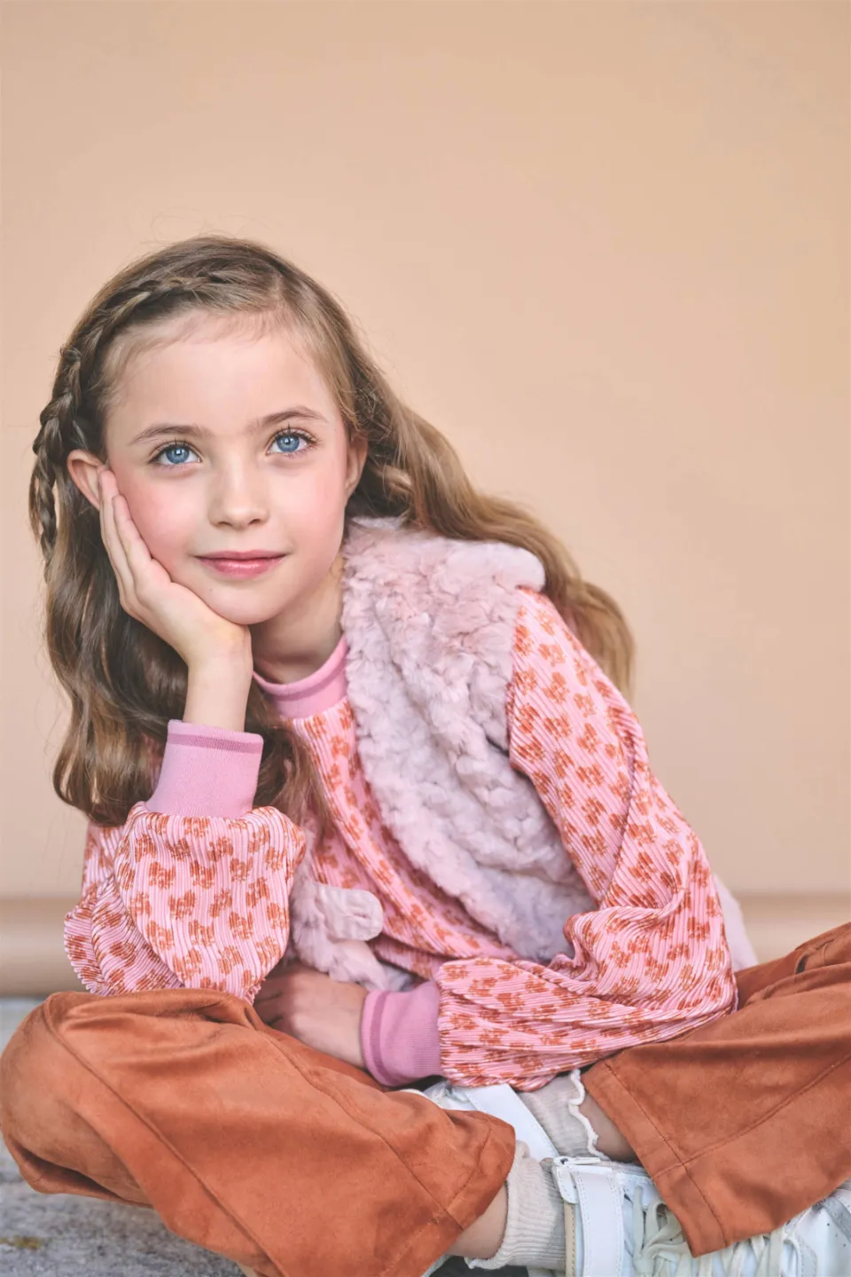 Nono rechtvallend gilet - roze