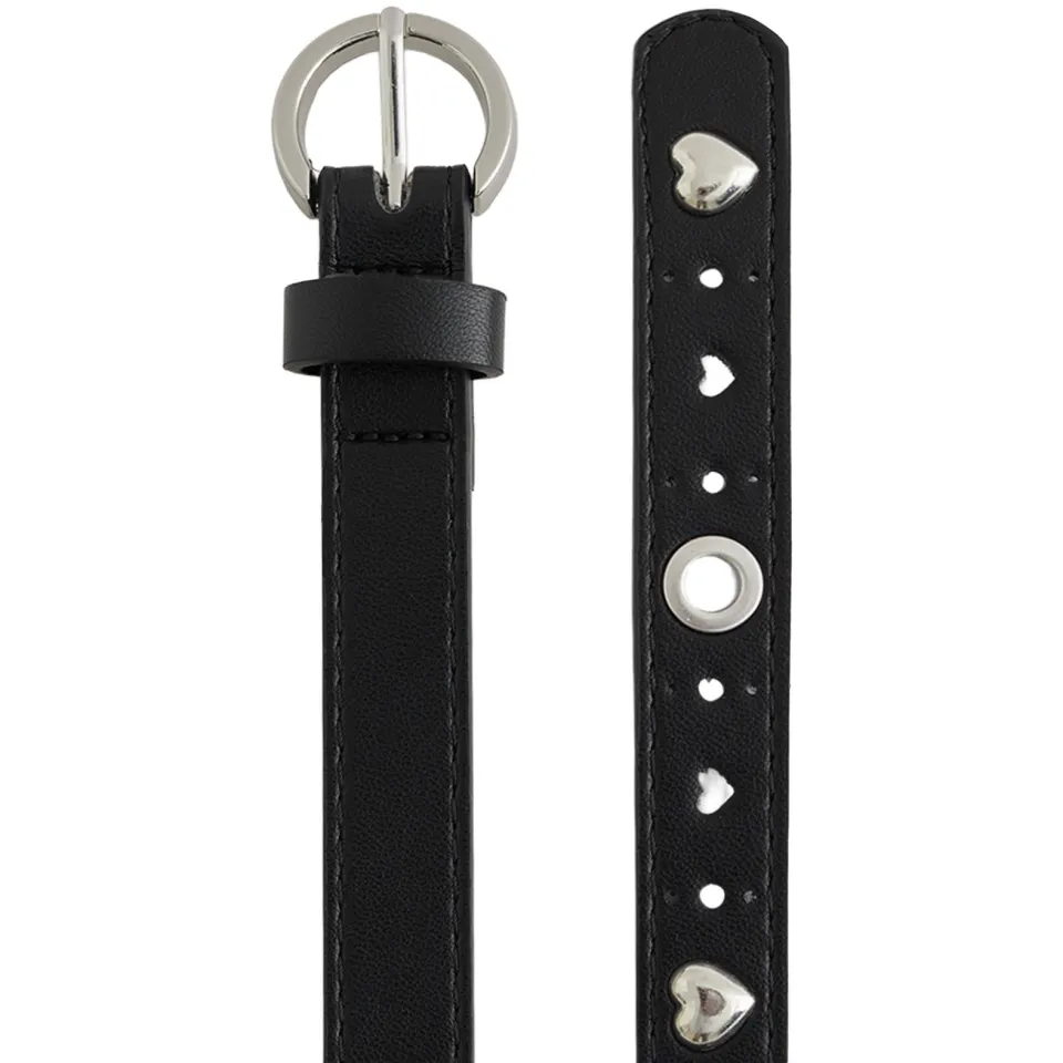WE Fashion riem met studs zwart, foto 3