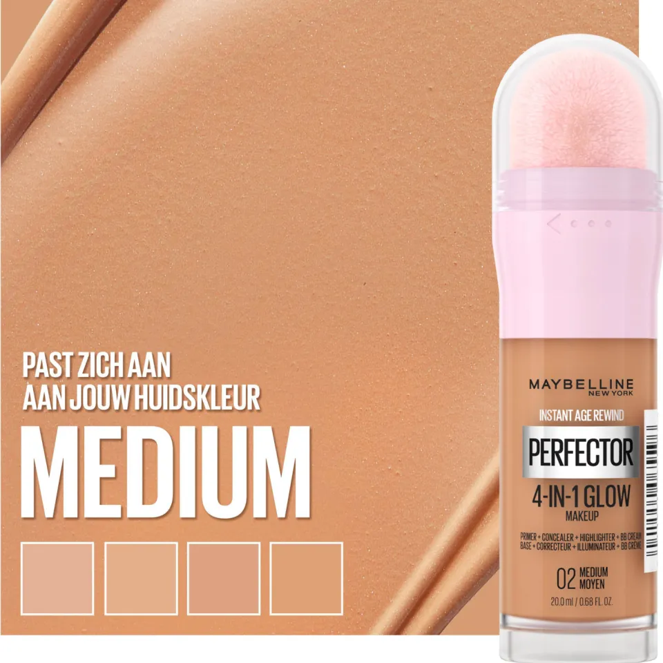 Maybelline New York Instant Perfector 4-in-1 Glow concealer 02 Medium multicolor, foto 5