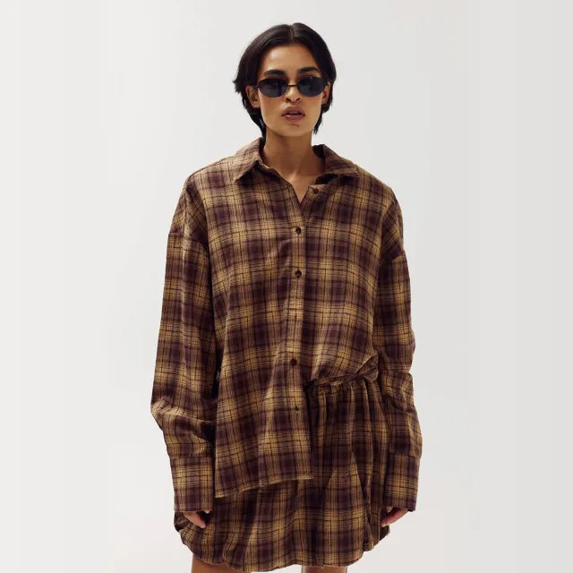 Harper & Yve Kim-ls blouse bruin
