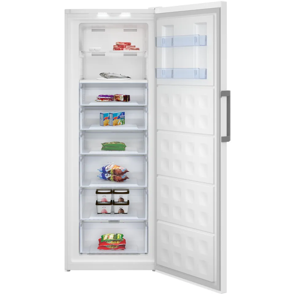 Beko RFNE448E55W Vrieskast Wit, foto 3