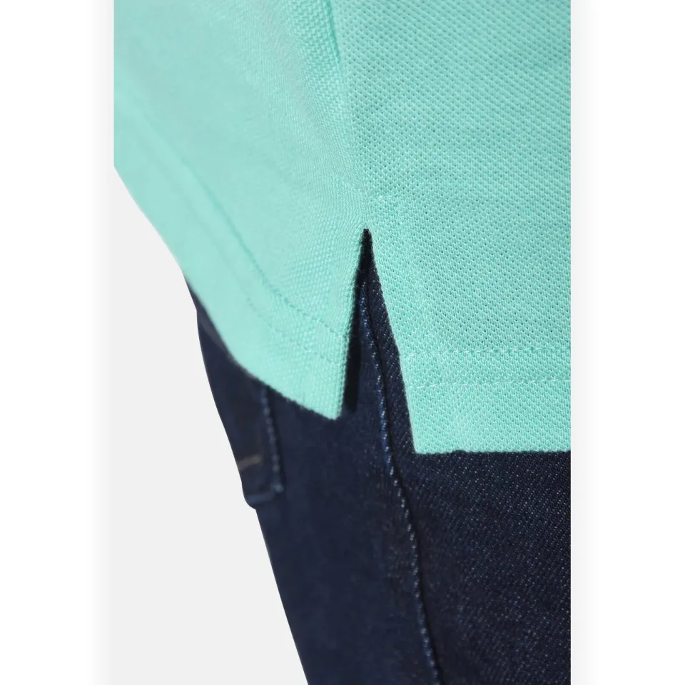 Jan Vanderstorm regular polo OLFGIR Plus turquoise, foto 6