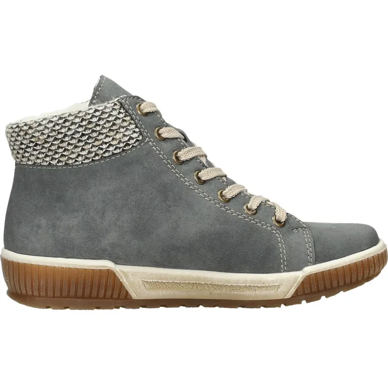 Rieker 198541 hoge sneakers lichtblauw Licht blauw