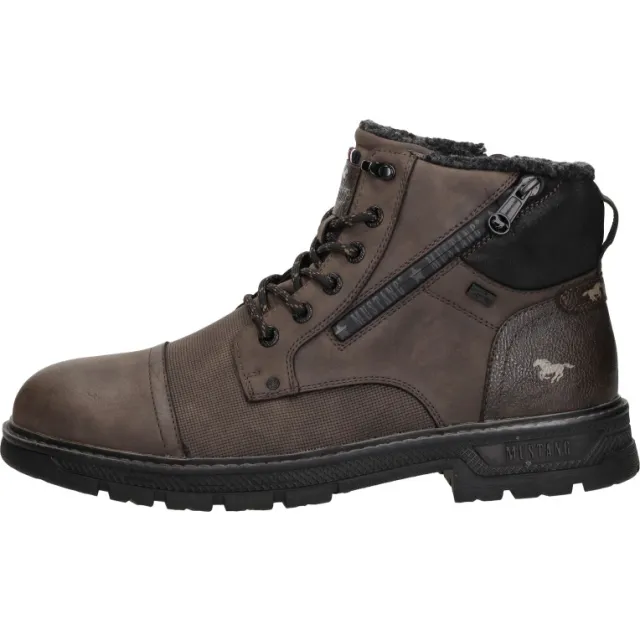 Mustang Veterschoenen Hoog donkerbruin, foto 2
