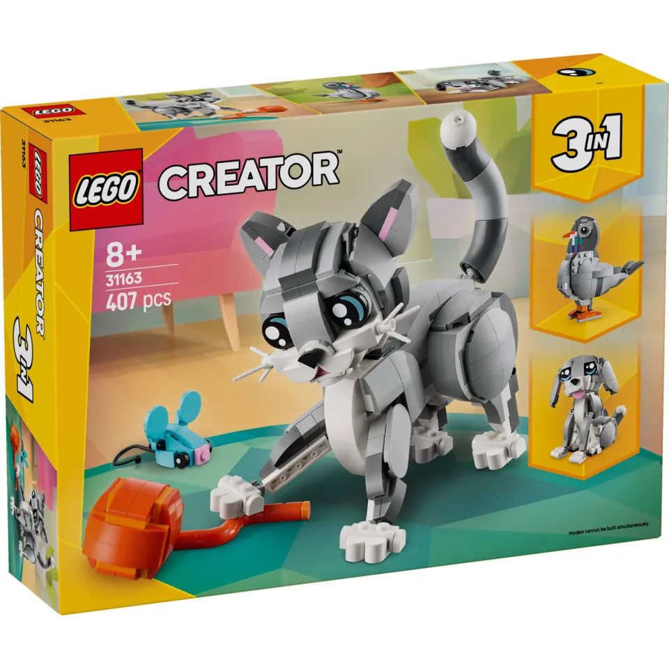 Lego Creator 3in1 Speelse kat dierenspeelset 31163, foto 3