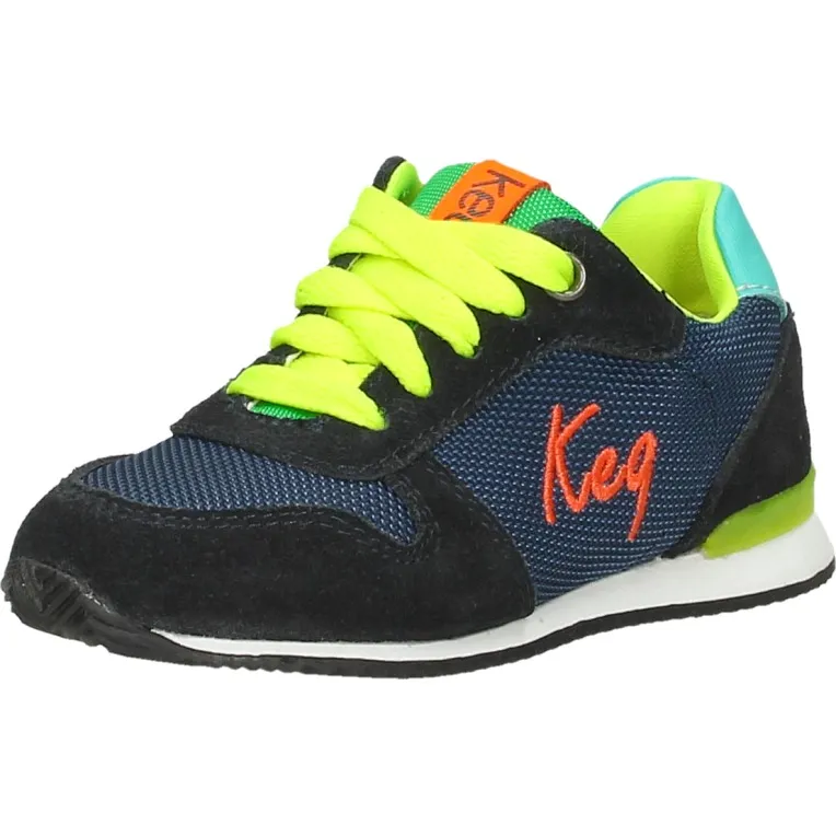Keq sneakers laag blauw, foto 3