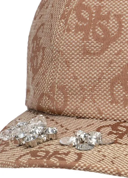 Guess Petten Audrey Logo Jacq Basebal Cap Beige - One size, foto 5