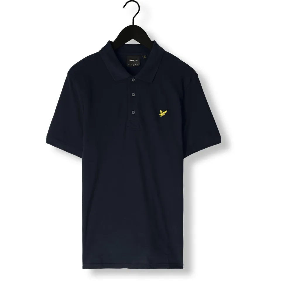Lyle & Scott Heren Polo's & T-shirts Plain Polo Shirt - Donkerblauw, foto 2