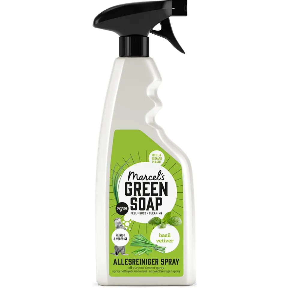 Marcel's Green Soap allesreiniger spray basilicum & vetiver gras