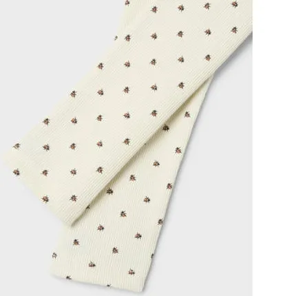Lil' Atelier MINI slim casual broek ecru, foto 3