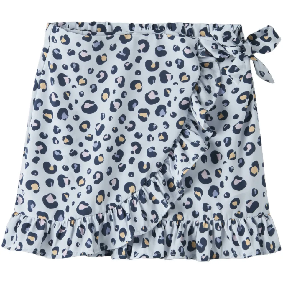 NAME IT Kids wikkelrok blauw, foto 2