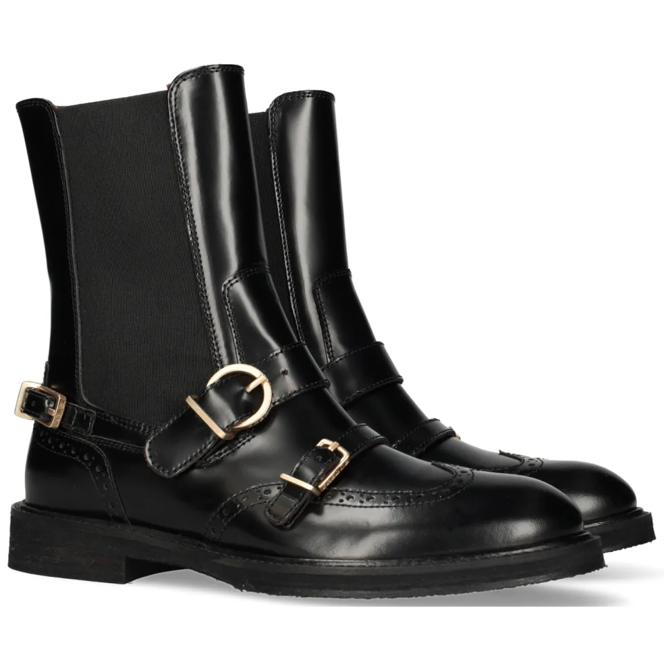 Fred de la Bretoniere leren chelsea boots - zwart, foto 3