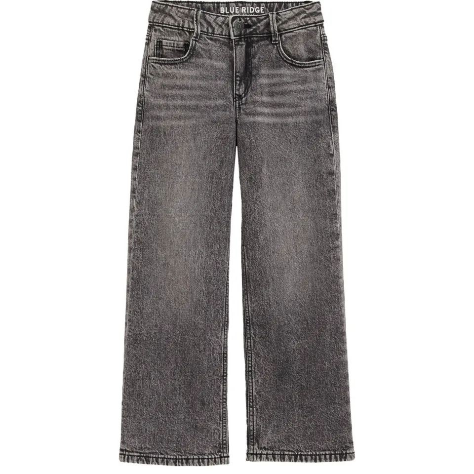 WE Fashion Blue Ridge high waist wide leg jeans grey denim, foto 2