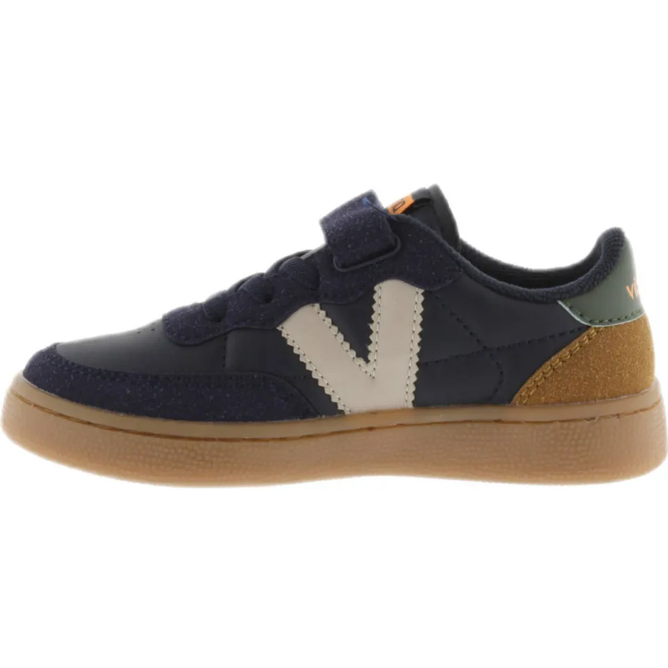 Victoria suède sneakers marineblauw, foto 5