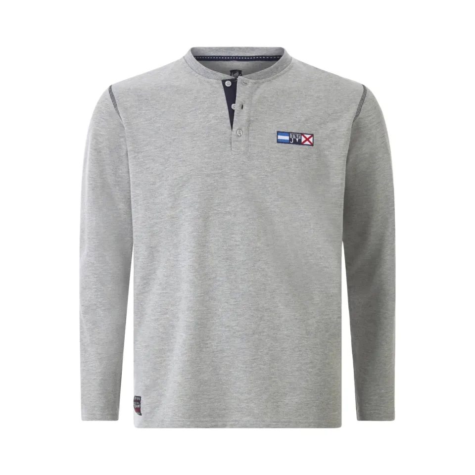 Jan Vanderstorm longsleeve JORNSEN Plus grijs, foto 2