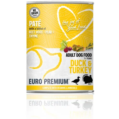 Euro Premium Paté Adult hondenvoer eend en kalkoen