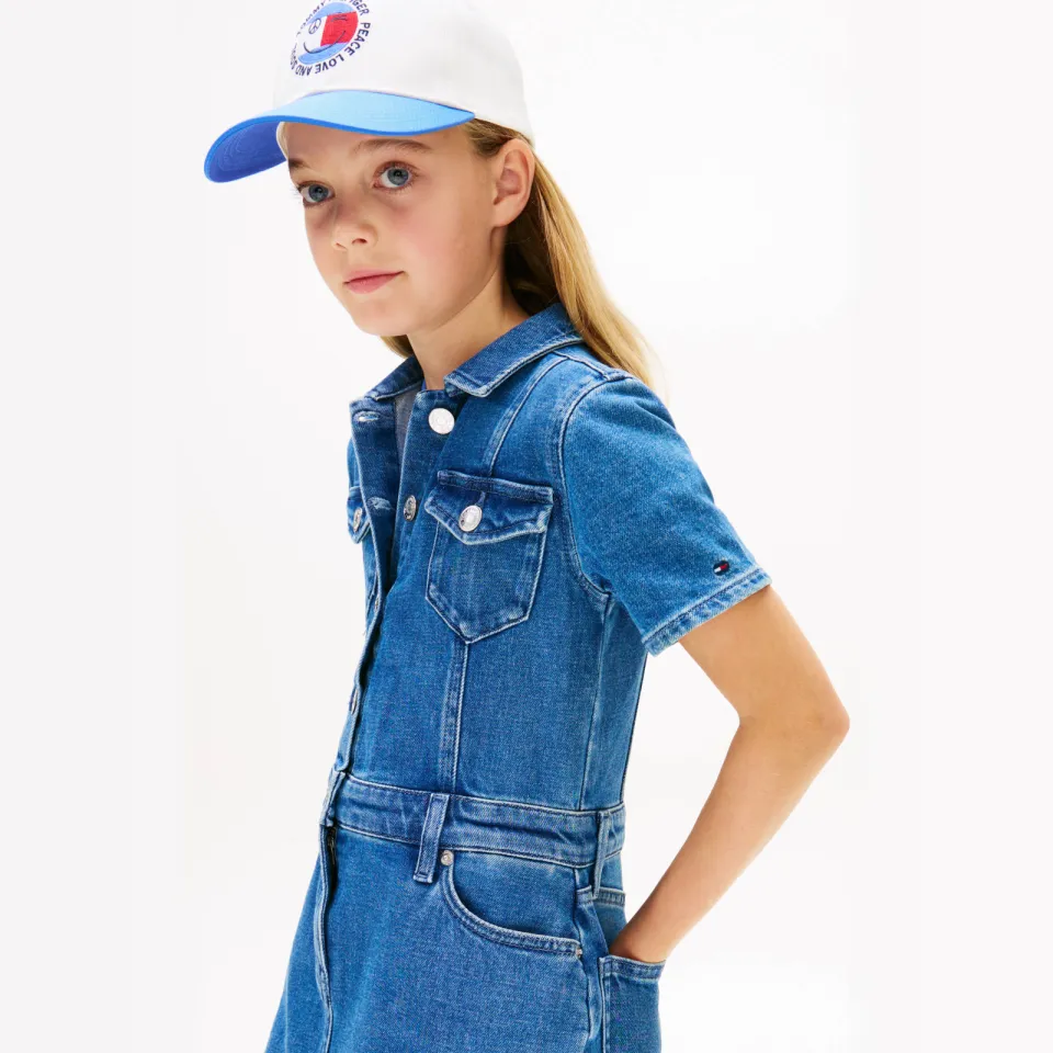 Tommy Hilfiger spijkerjurk blauw