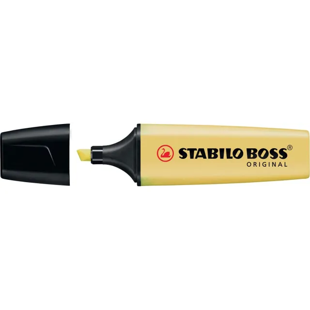 Stabilo Markeerstift stabilo boss original 70/144 pastel Geel
