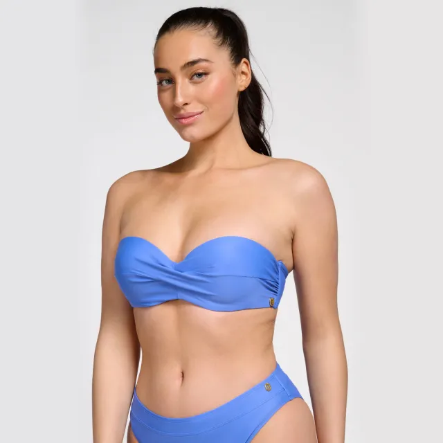 Ten Cate Twisted Padded Wired bikinitop blauw