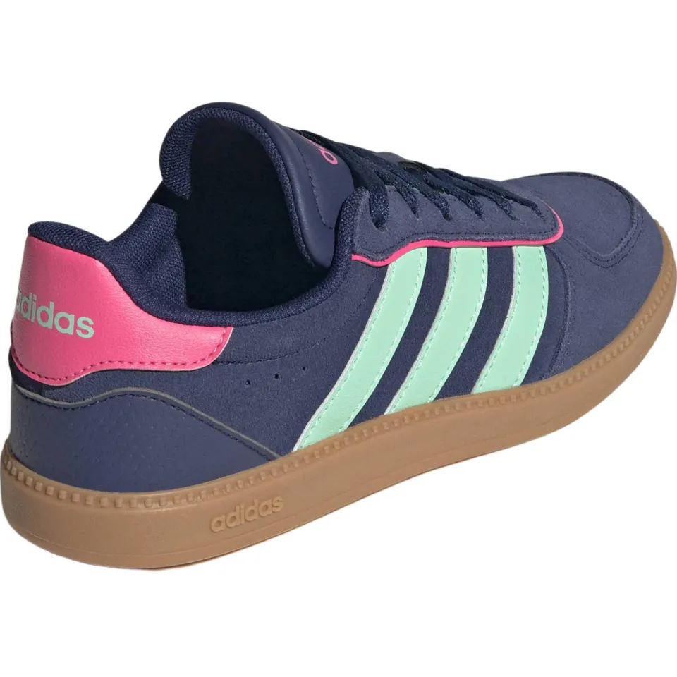 Adidas Sportswear Breaknet Sleek imitatieleren sneakers - donkerblauw/mintgroen, foto 5