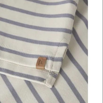 Lil' Atelier MINI gestreepte longsleeve ecru/lichtblauw, foto 4