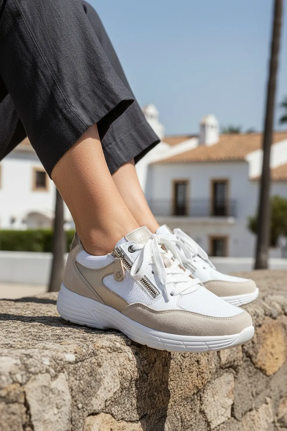 Hartjes Katy sneakers beige, foto 6