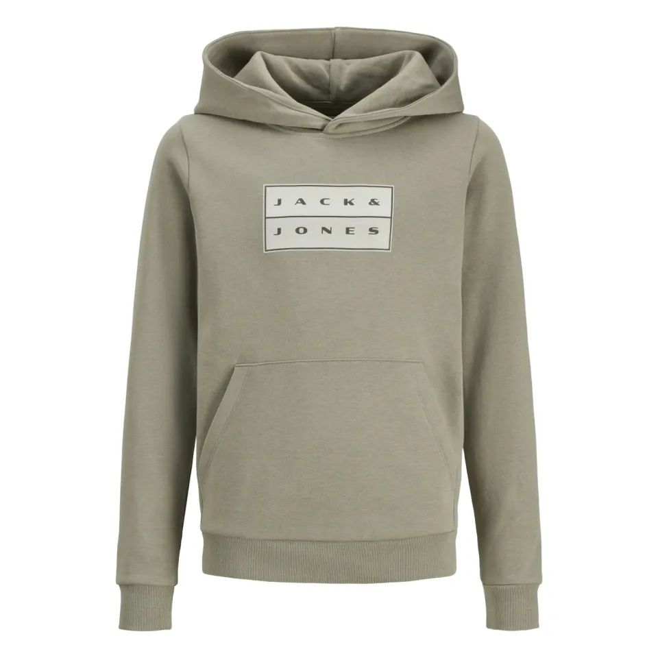 Jack & Jones JUNIOR hoodie - grijsgroen, foto 2