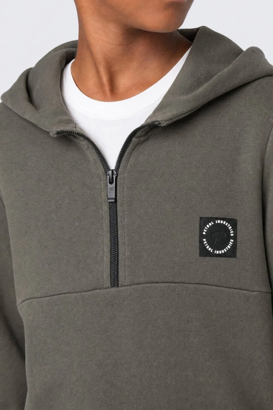 Petrol Industries hoodie met logo - groen, foto 6