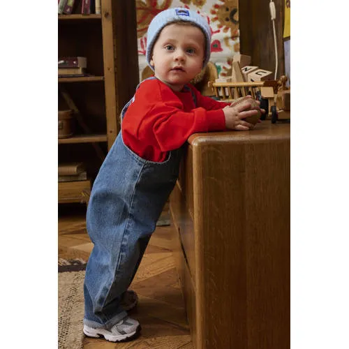 Z8 mini Alessio denim tuinbroek medium blue denim, foto 4
