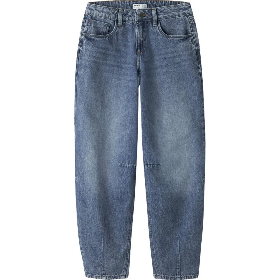 NAME IT KIDS NKFBELLA barrel jeans - middelblauw medium blue denim, foto 2