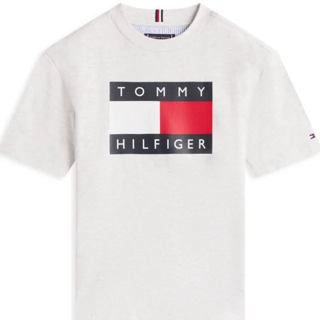 Tommy Hilfiger T-shirt lichtgrijs lichtgrijs melange, foto 2