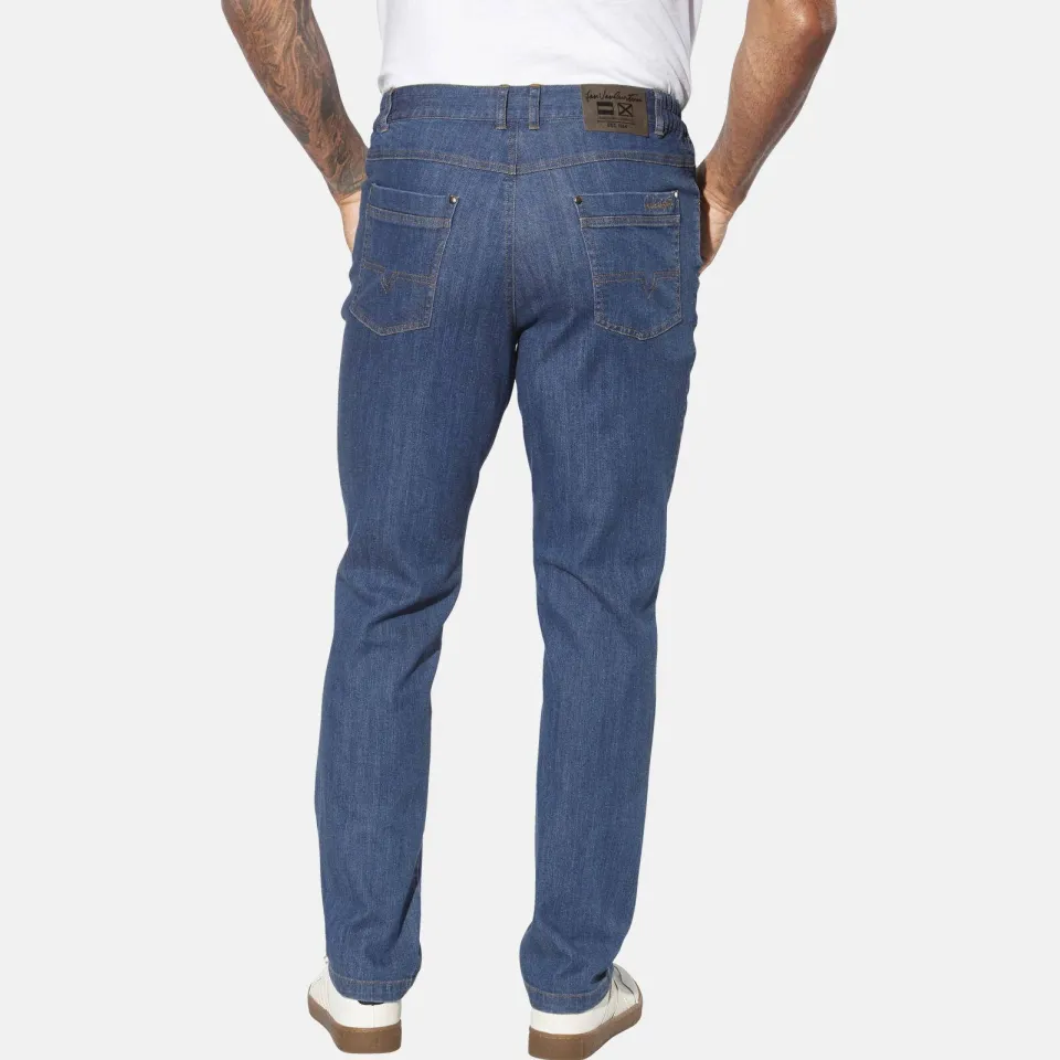 Jan Vanderstorm +FIT Collectie loose fit jeans INGSEN Plus - (set van 2) blauw, foto 6