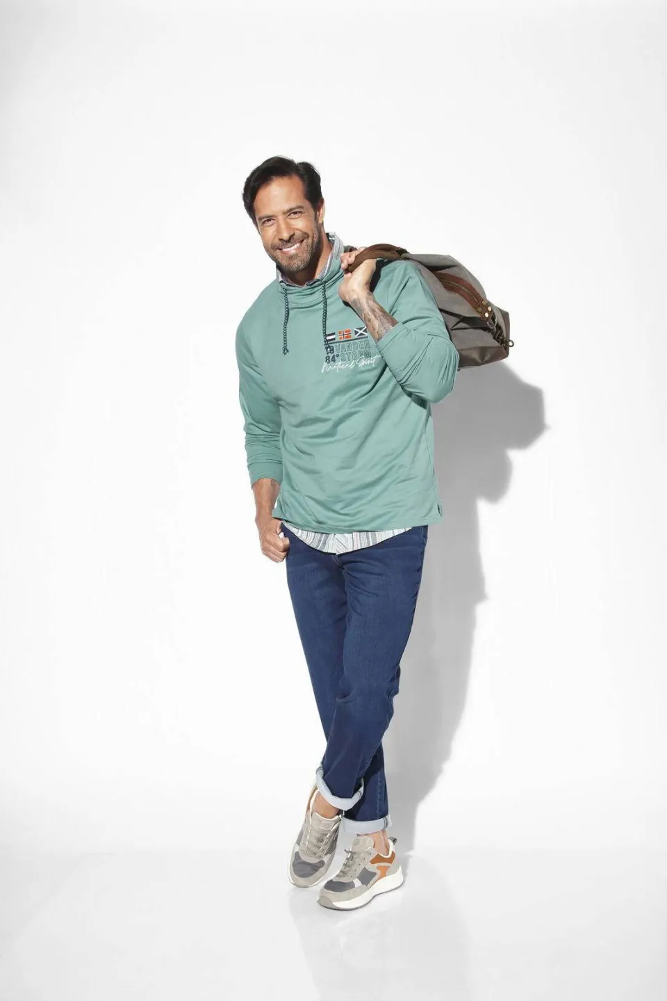 Jan Vanderstorm sweater LARSVIK Plus - (set van 2) blauw, foto 4