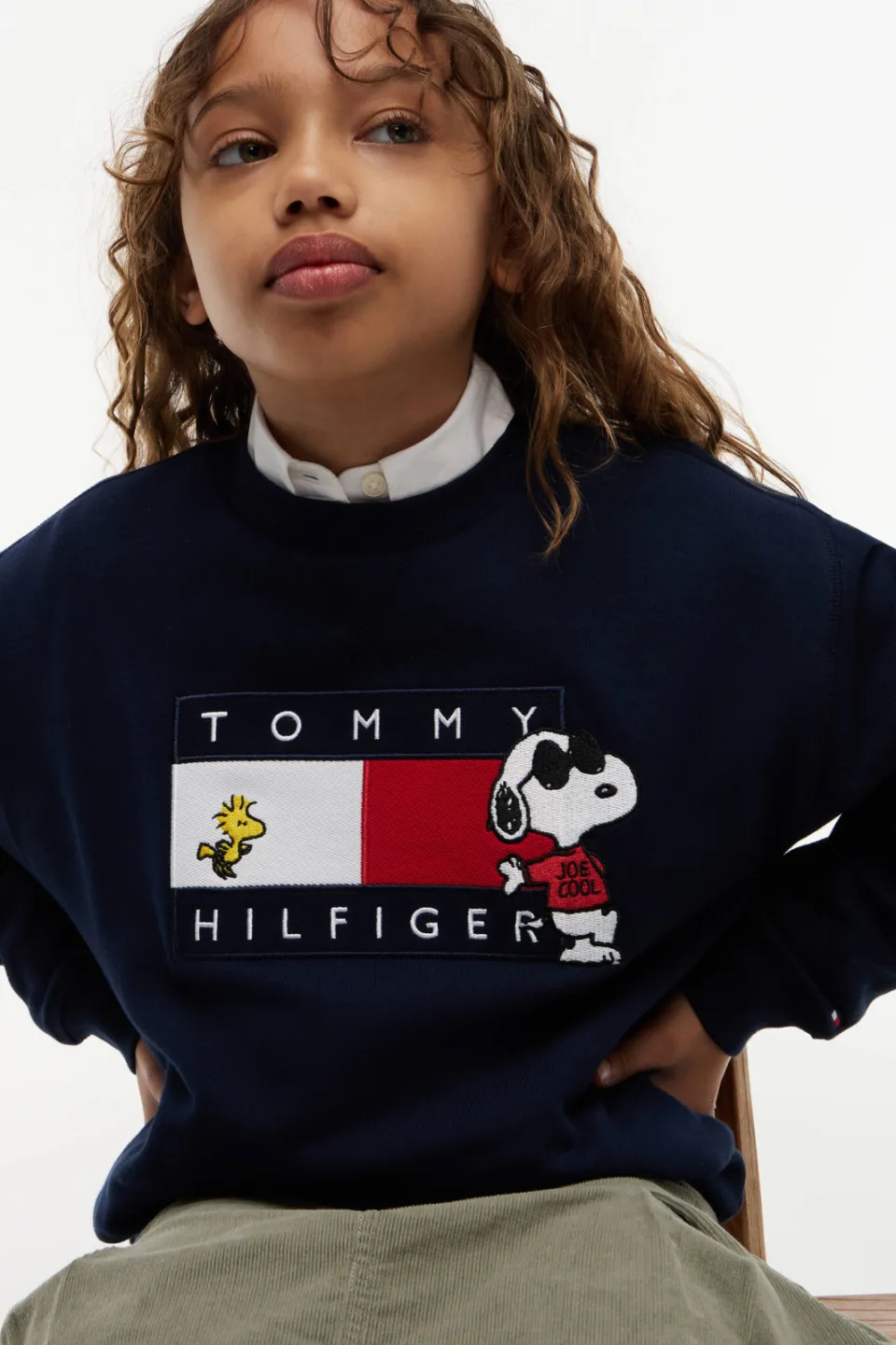 Tommy Hilfiger x Peanuts Snoopy sweater donkerblauw, foto 8