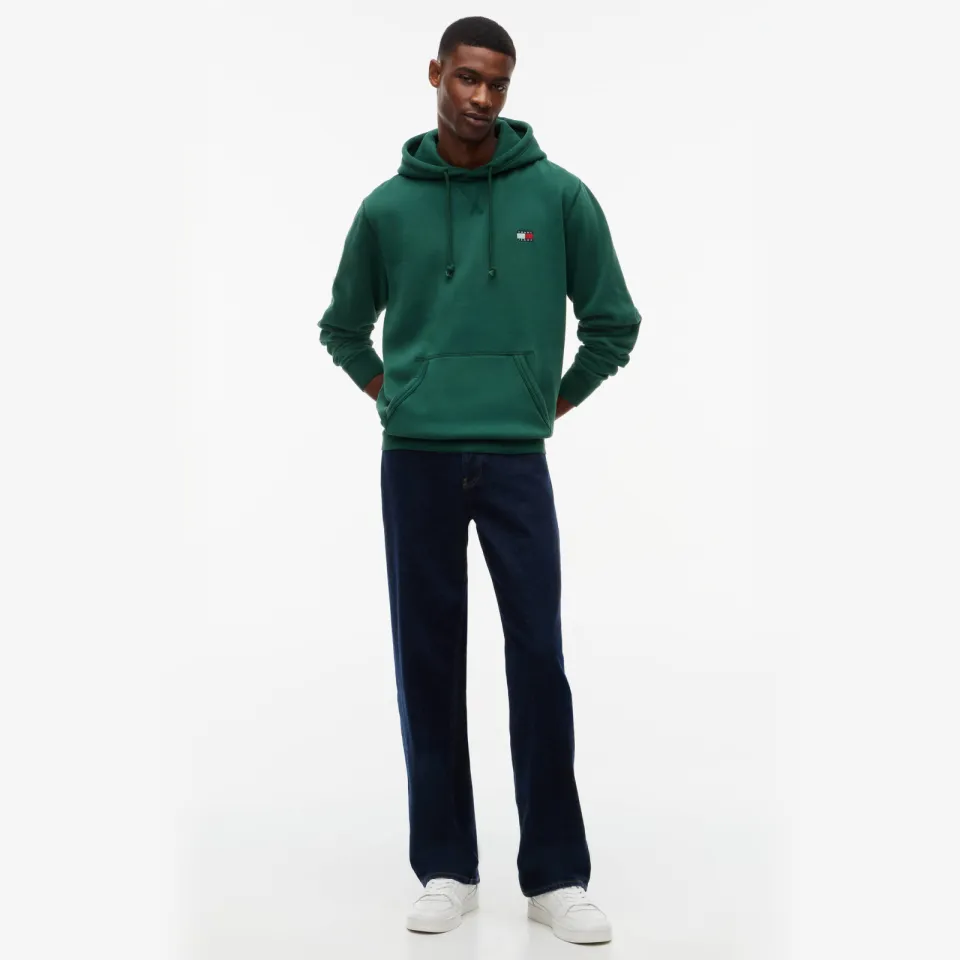 Tommy Jeans regular fit hoodie - groen, foto 4