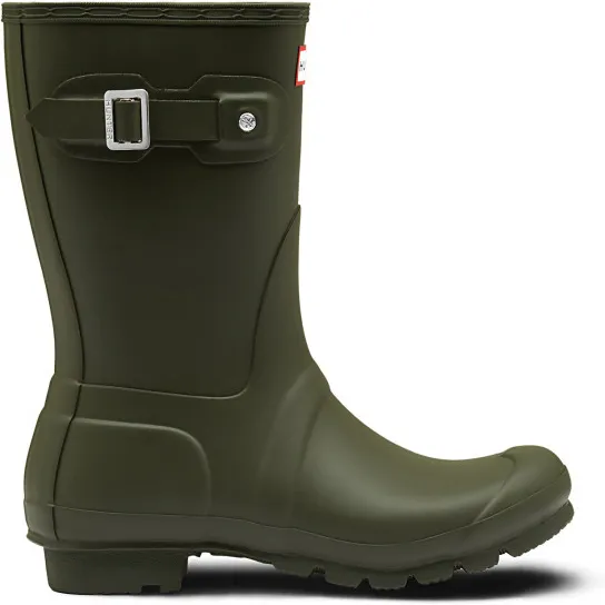 Hunter Boots Women's Original Short - Rubberlaarzen, olijfgroen