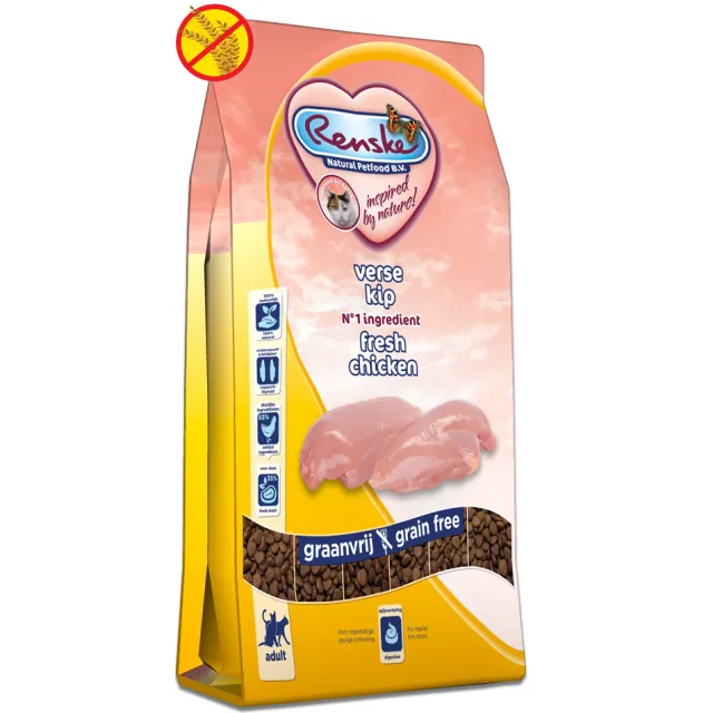 Renske Super Premium Adult kattenvoer kip 1,5 kg, foto 2