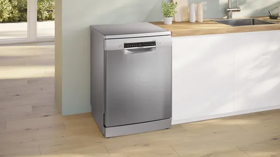 Bosch SMS4HTI16E vrijstaande vaatwasser geborsteld staal, foto 4