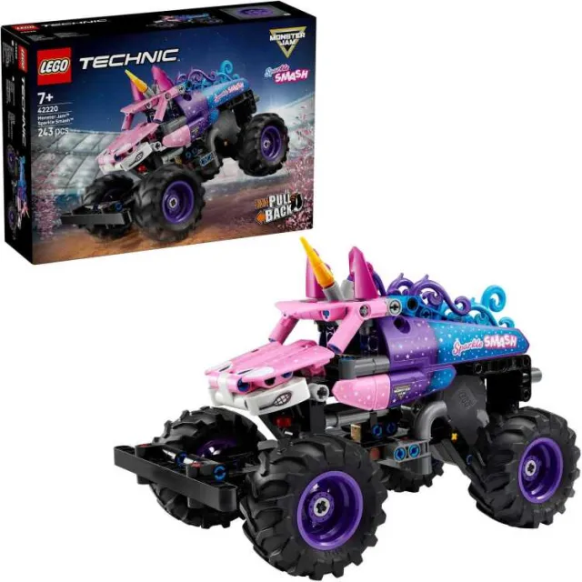 Lego Technic - Monster Jam Sparkle Smash pull-back Constructiespeelgoed