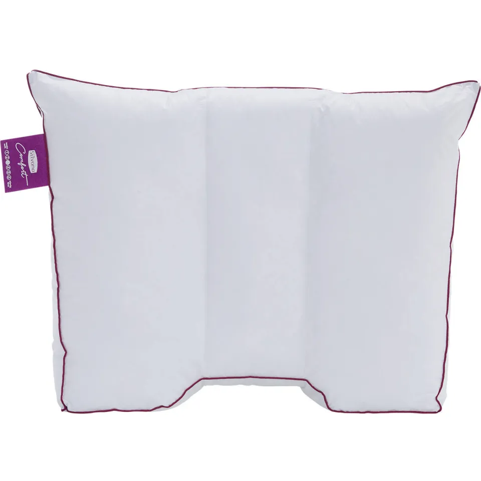 Silvana Comfort Paars hoofdkussen medium zacht wit, foto 5