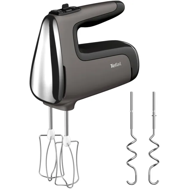 Tefal Powermix Silence HT660E Handmixer donkergrijs