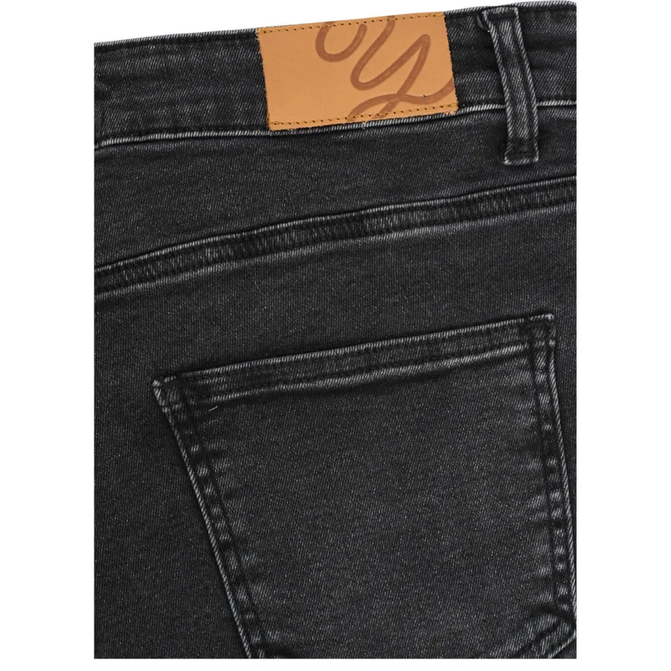 Yoek slim fit jeans black denim, foto 4